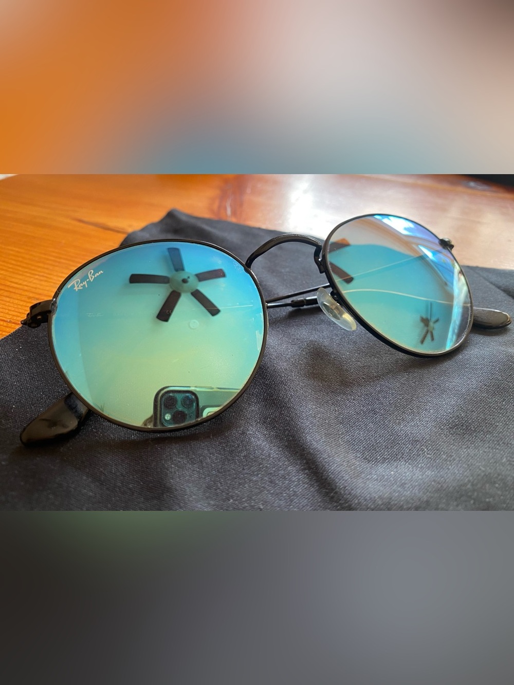 Ray Ban Round Metal Sunglasses RB 3447